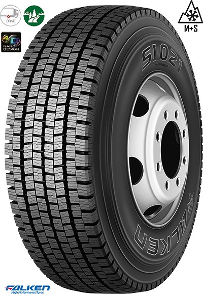 315 / 70R22.5 154 / 150L (152 / 148M) SI021 (VEO) FALKEN TALV / NORDIC (M+S)