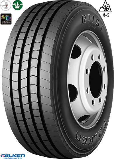 225 / 75R17.5 129 / 127M RI151 (ESI) FALKEN 3PMSF