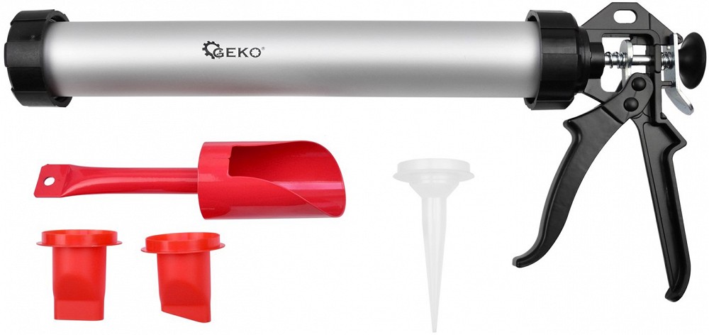 ALUMIINIUMKORPUSEGA SILIKOON / TIHENDUSPÜSTOL GEKO