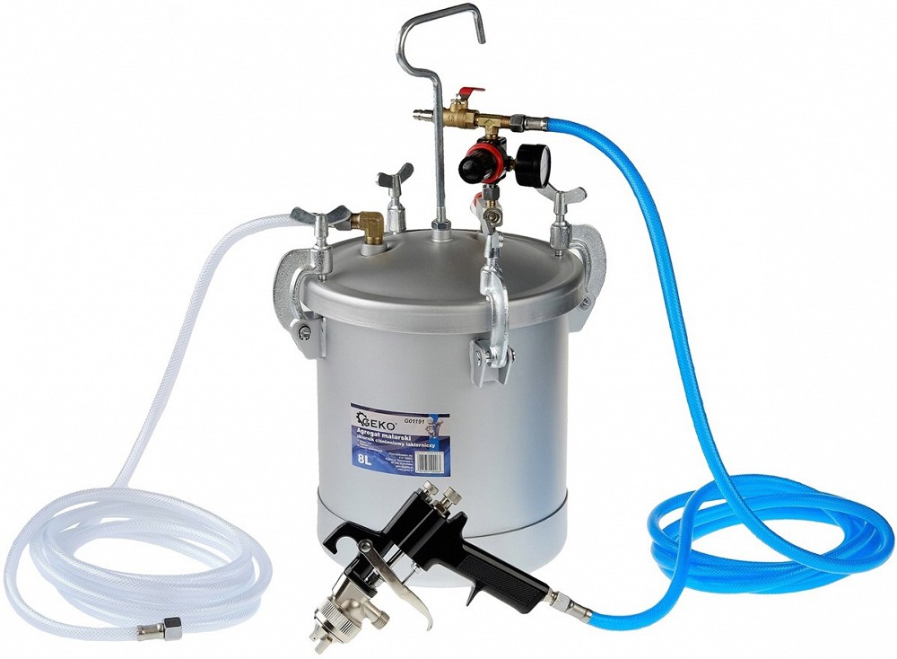 PNEUMAATILINE VÄRVIPAAK 8L GEKO