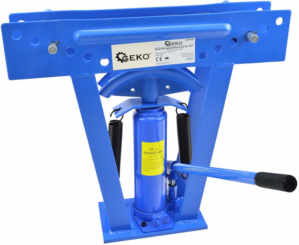 HÜDRAULILINE TORUPAINUTAJA RAAMIGA 12T. TORUDELE MAX 2" GEKO