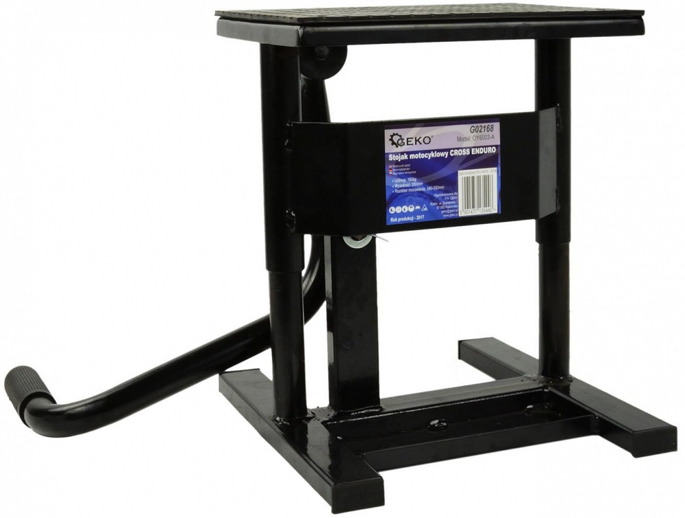 MOOTORRATTA TÕSTEPUKK PLATVORM MAX 160KG GEKO