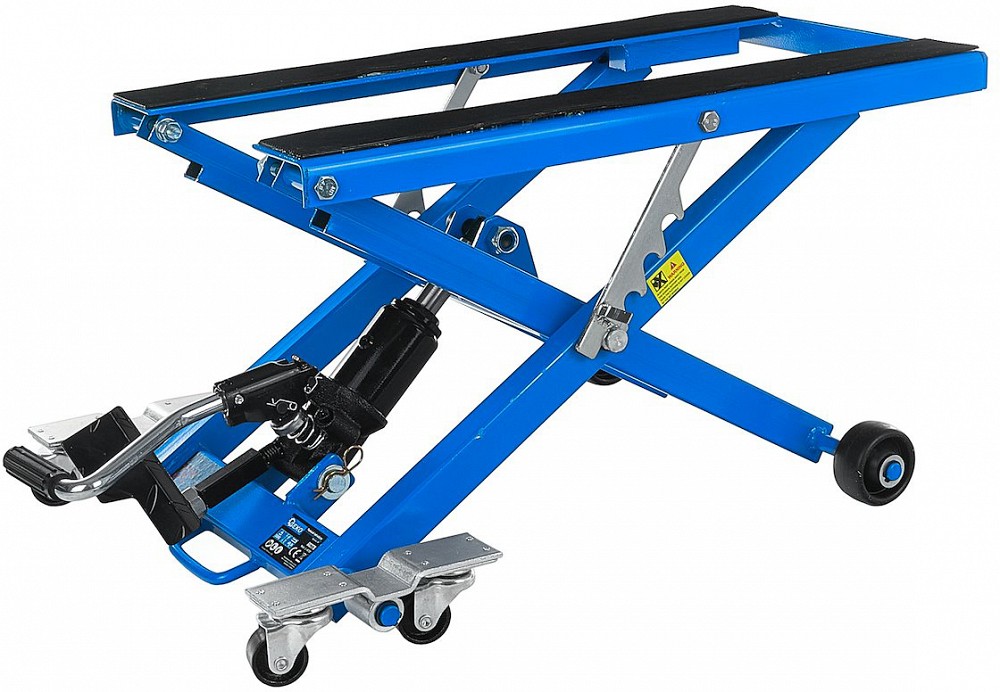 HÜDRAULILINE MOOTORRATTA / ATV TÕSTUK MAX 500KG 100-400MM. RATASTEL GEKO