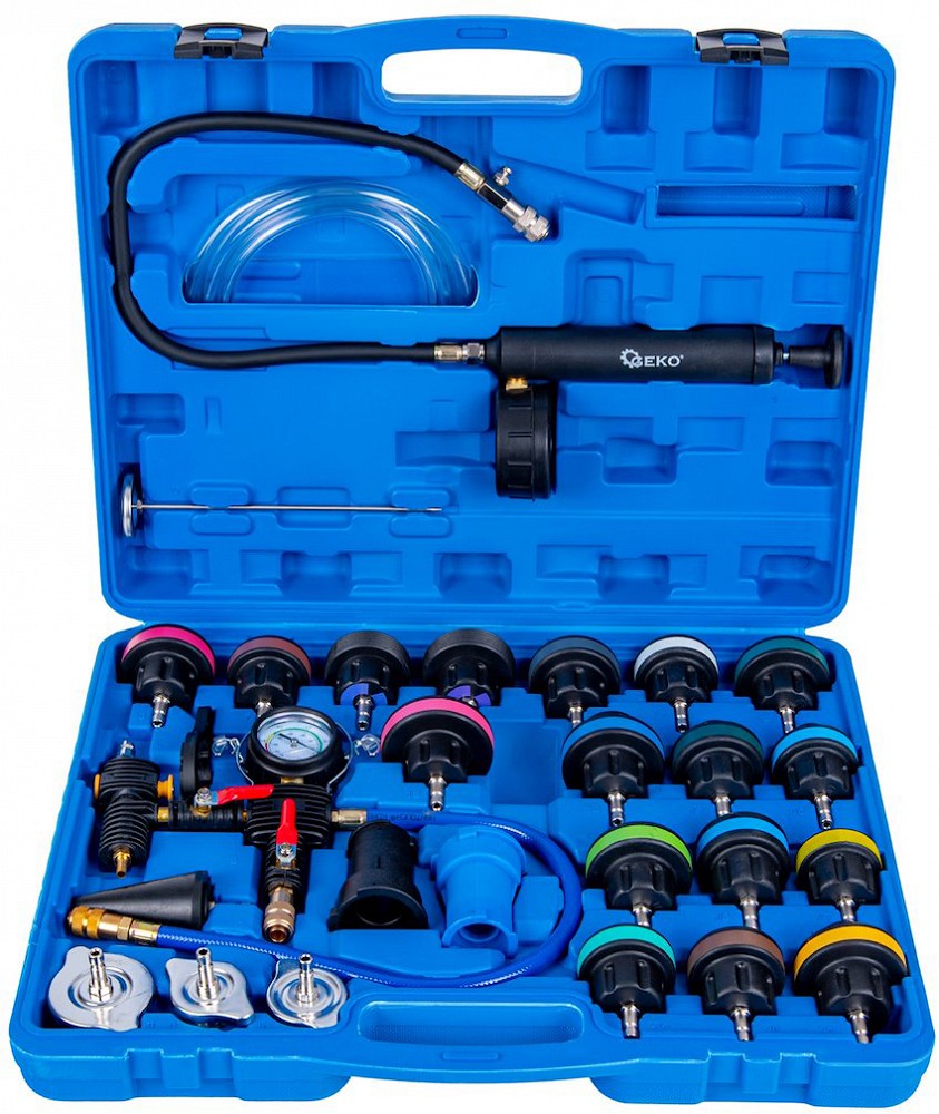 28-OS. RADIAATORI / JAHUTUSSÜSTEEMI TESTIMISE / TÄITMISE STARDIKOMPLEKT GEKO