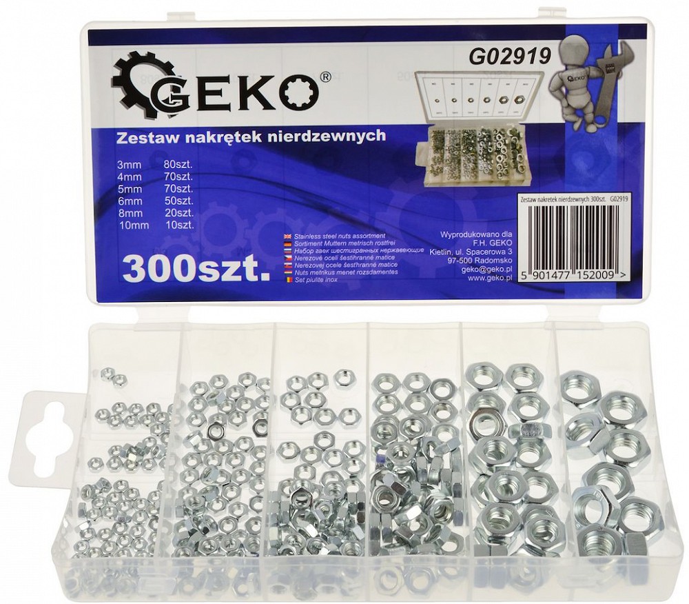 300-OS. MUTRITE KOMPLEKT M3-M10 GEKO