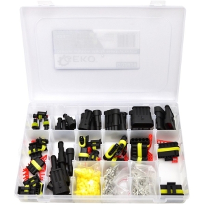 424-OS. SUPERSEAL PISTIKUPESA + PISTIKUTE KOMPLEKT 14A. IP67 12-24V GEKO