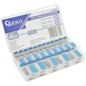 60-OS. WAGO TÜÜPI AVATAVATE KIIRKLEMMIDE KOMPLEKT 0.2-4MM GEKO