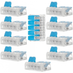 WAGO TÜÜPI AVATAV KIIRKLEMM 5X0.2-4MM 10TK / KOMPL. GEKO