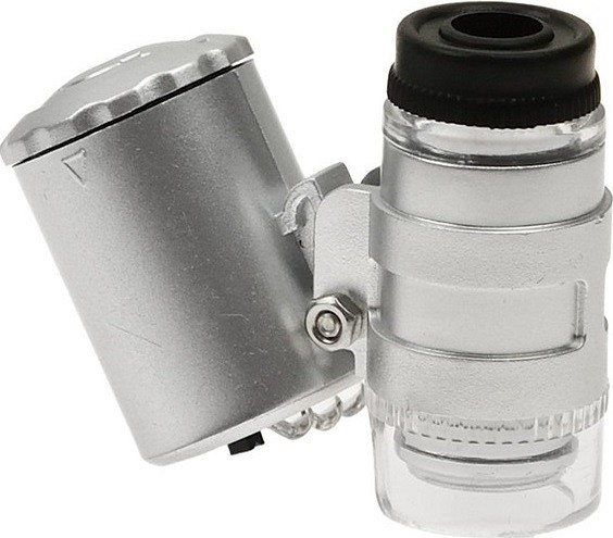 TASKUMIKROSKOOP X60. 3XLED VALGUSTIGA GEKO