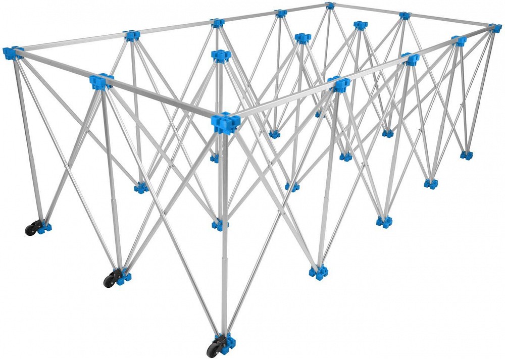 KOKKUPANDAV TÖÖTASAPINNA ALUSRAAM 230X118X85CM. 1T GEKO