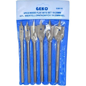 6-OS. LAPIK PUIDUPUURIDE KOMPLEKT 10-12-16-18-20-25MM GEKO