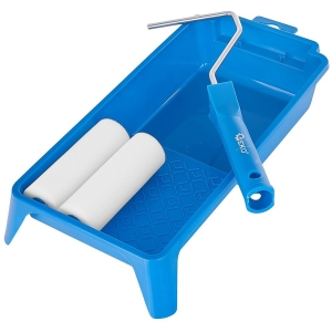 4-OS. MAALRITARVIKUTE KOMPL. VAHTKUMM VÄRVIRULLID+ALUSVANN GEKO