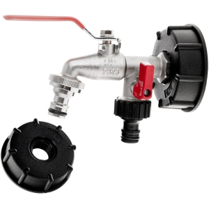 IBC ADAPTER S60*6 + 1 / 2" KRAAN KAHELE. 3 / 4" VÄLISKEERMEGA GEKO