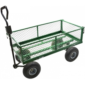 4-RATTAGA AIAVANKER-KÄRU TERASEST MAX 350KG. 45X52X102CM GEKO