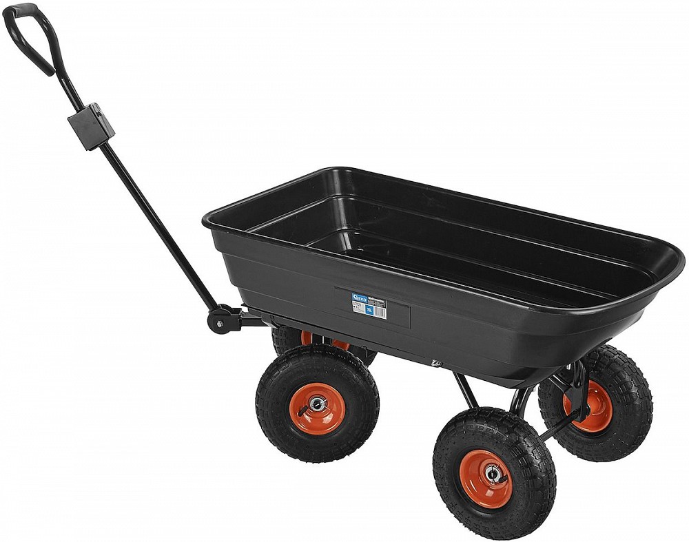 4-RATTAGA AIAVANKER-KÄRU PLAST 75L GEKO