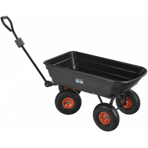 4-RATTAGA AIAVANKER-KÄRU PLAST 75L GEKO