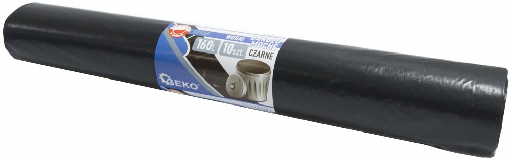 PRÜGIKOTID (PRÜGIKOTT) 160L / 10TK 900X1100MM. 40MIC MUST GEKO