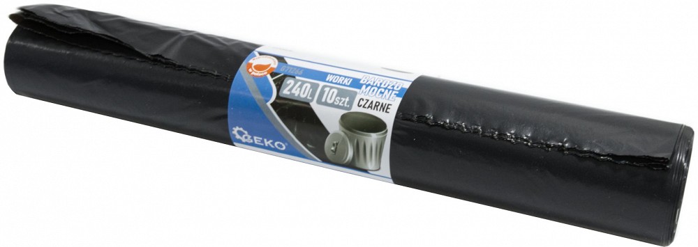 PRÜGIKOTID (PRÜGIKOTT) 240L / 10TK 900X1400MM. 40MIC MUST GEKO