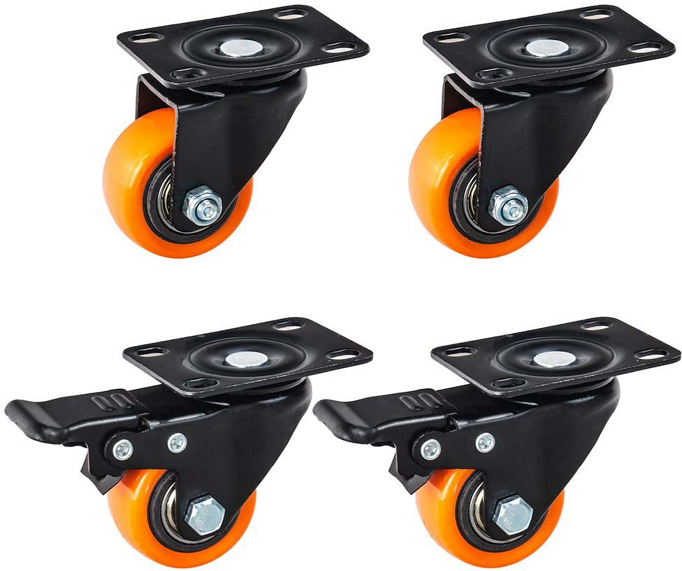 4-OS. VARURATASTE PÖÖRLEV / PIDURIGA 40MM KMPL. MAX 40KG GEKO