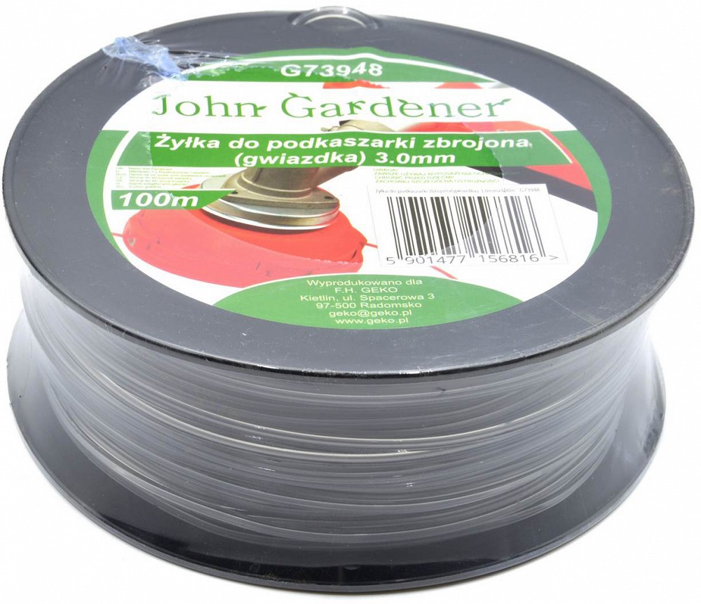 TRIMMERI JÕHV TÄHT 3.0MMX100M NYLON JOHN GARDENER