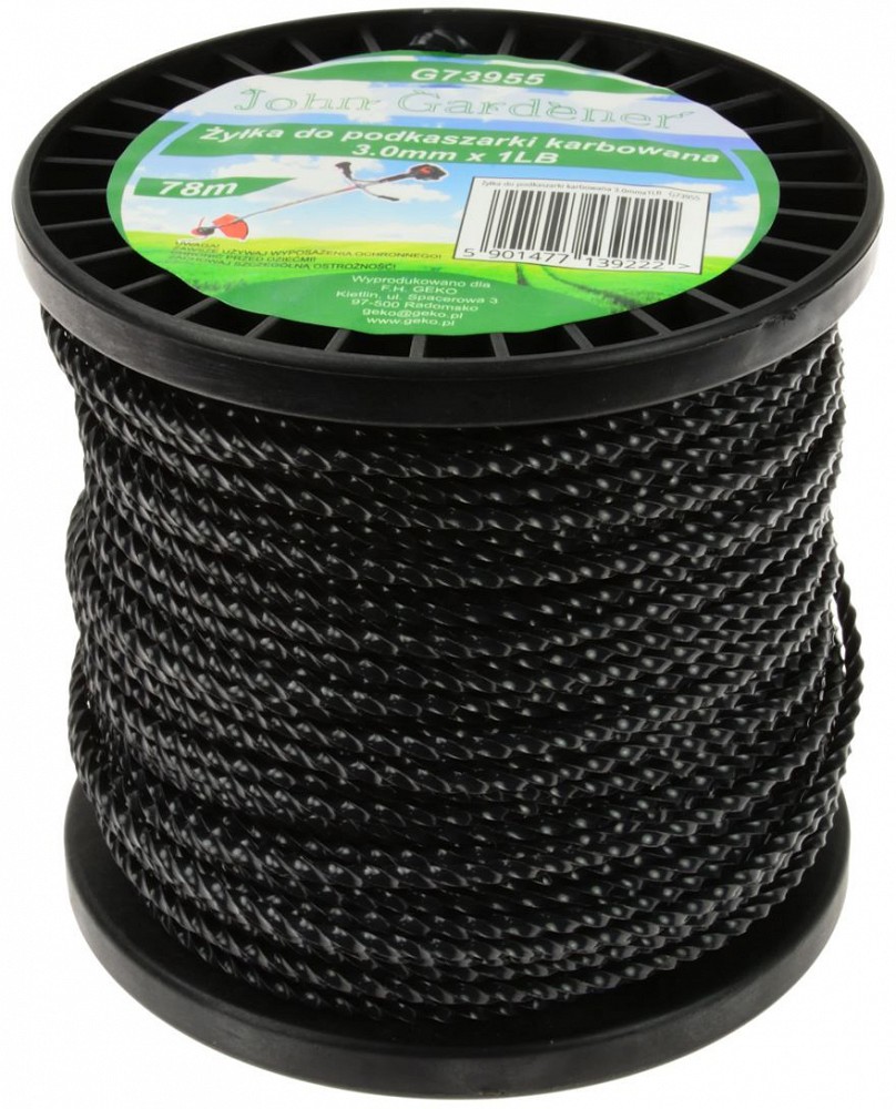 TRIMMERI JÕHV RUUT 3.0MMX78M NYLON JOHN GARDENER