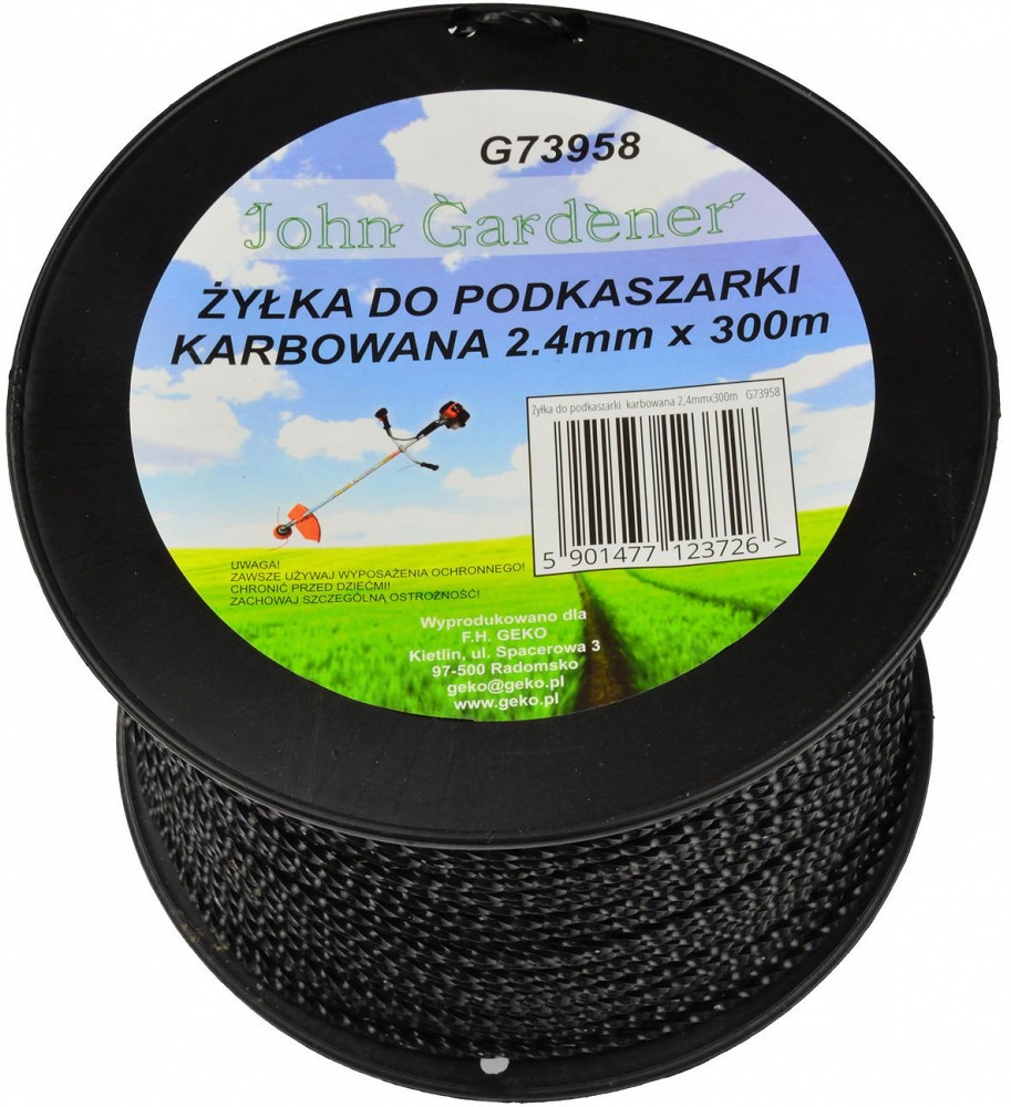 TRIMMERI JÕHV RUUT 2.4MMX300M NYLON JOHN GARDENER