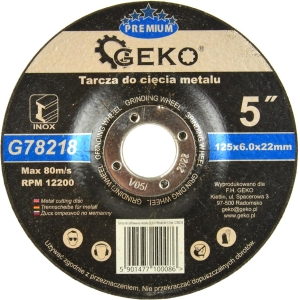 LIHVKETAS METALLILE / TERASELE 125X6.0X22.2MM PREMIUM GEKO