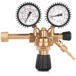 GAASIREGULAATOR 24L / MIN 2-MANOMEETRIGA CO2 / ARGOON HOLLAND / FINLAND GEKO
