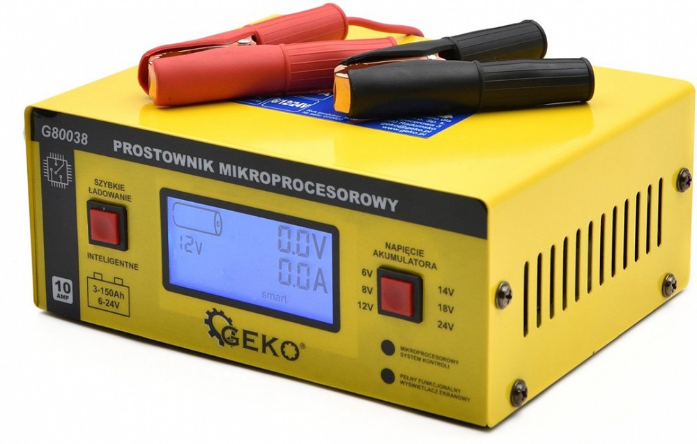 AKULAADIJA 10A  / 6 / 12 / 24V GEKO