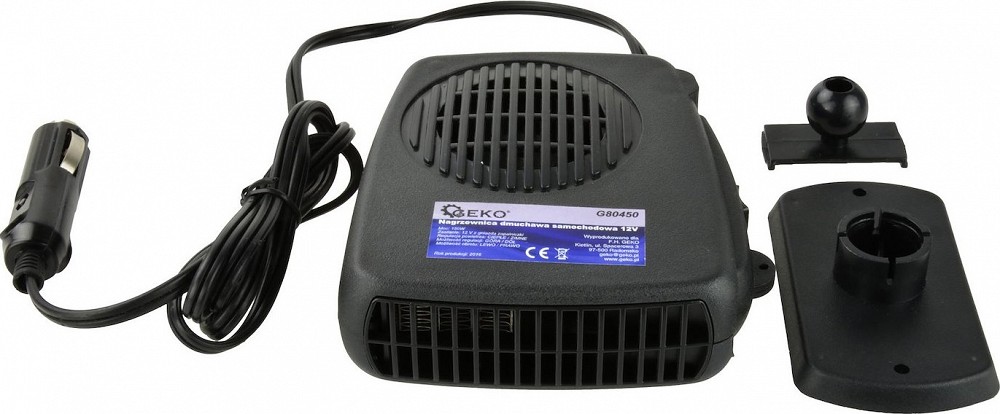 SOOJENDUS-JAHUTUSVENTILAATOR 12V. 150W GEKO
