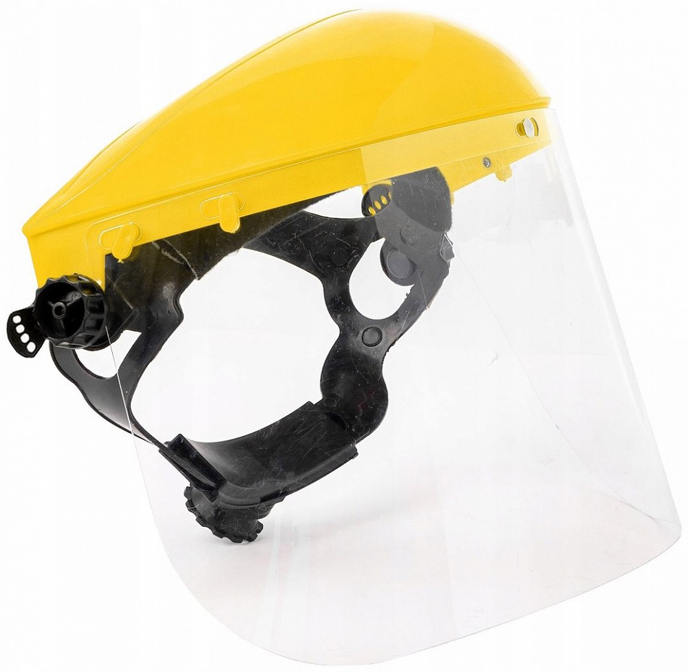 TÄISNÄOMASK KÄIAMISEKS / TRIMMERDAMISEKS PVC-VISIIR GEKO