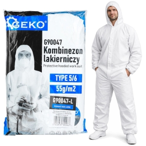 KAITSEÜLIKOND KAPUUTSIGA 55GSM. TYPE-5 / 6. L GEKO