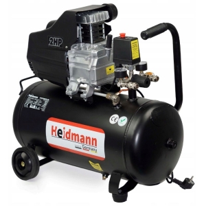 KOLBKOMPRESSOR 50L PAAK. 8BAR. 220L / MIN 230V HEIDMANN