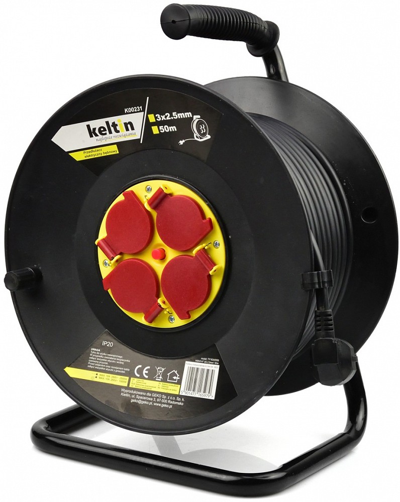 POOLIL PIKENDUSJUHE PLASTIK 50M 3X2.5MM KELTIN