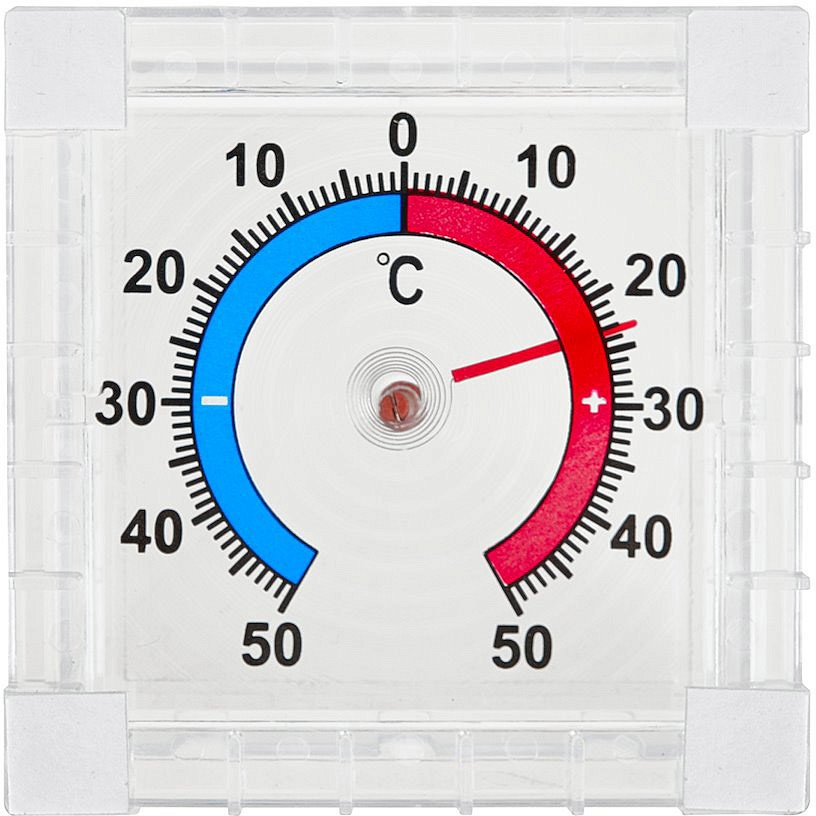 SISE-VÄLISTERMOMEETER TEIPKINNITUS 75X75MM KELTIN