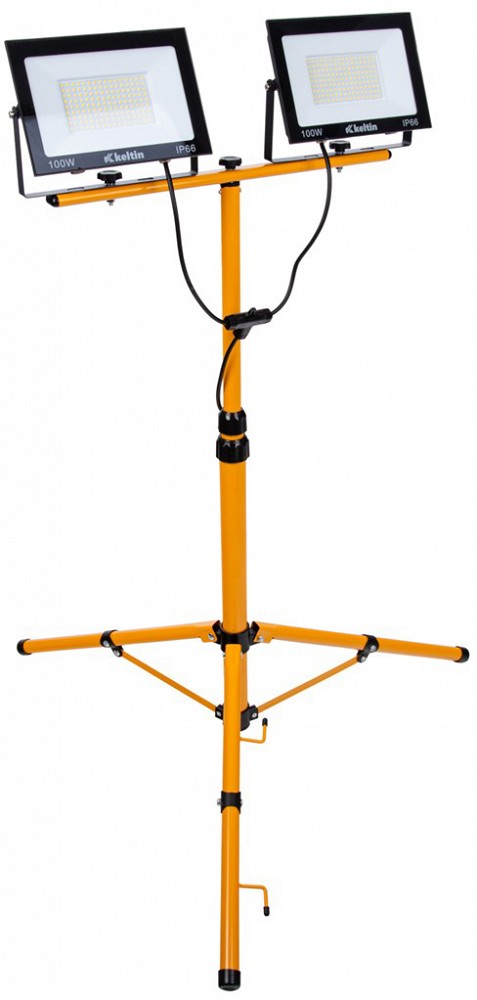 230V 2X50W LED PROZEKTOR+STATIIV 2X4500LM 4500K IP66 KELTIN