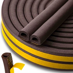 AKNA- JA UKSETIHEND EPDM D-PROFIIL 9*7.5MM PRUUN 100M KELTIN
