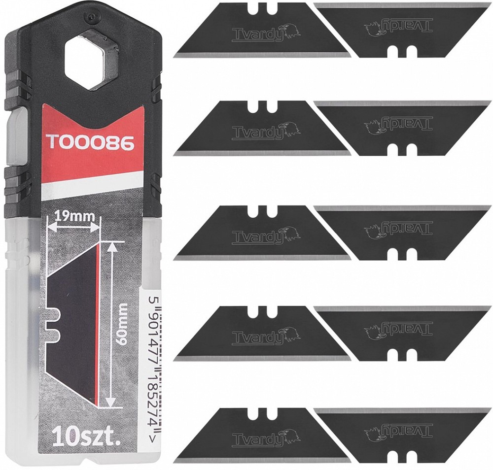VARUTERAD 60X19X0.6MM. 10TK SK2H. BLACK TVARDY