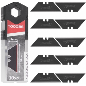 VARUTERAD 60X19X0.6MM. 10TK SK2H. BLACK TVARDY