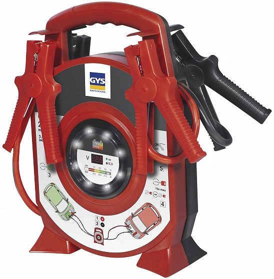 KÄIVITUSJUHTMED POOLIL LED LAMP VOLTMEETER 500A 3.5M 25MM2 GYS