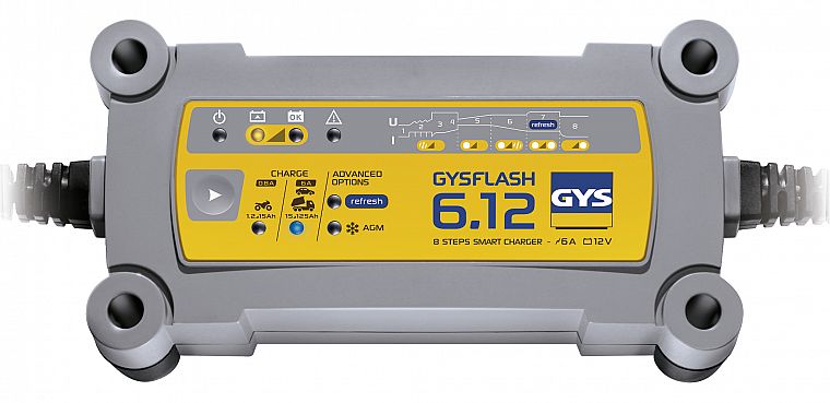 AKULAADIJA GYSFLASH 6A 12V 1.2-125AH (170AH) GYS