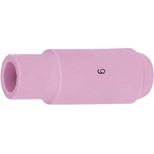3 CERAMIC NOZZLES N°6 Ø 9.5 - TIG TORCH SR17 / SR18 / SR26
