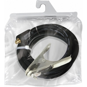 EARTH CLAMP WITH CABLE - 150A - 16MM² - 2M - CONNEC. 10 / 25MM²
