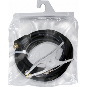 EARTH CLAMP WITH CABLE - 250A - 25MM² - 3M - CONNEC. 10 / 25MM²