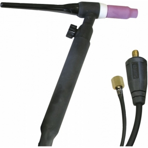 TIG TORCH SR17V - VALVE - 4M - AIR - CONNEC 10 / 25