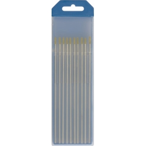 10 ELECTRODES - LANTHANUM WL15 Ø2.4 - GOLD (AC / DC-ALUMINIUM / STEEL) GYS