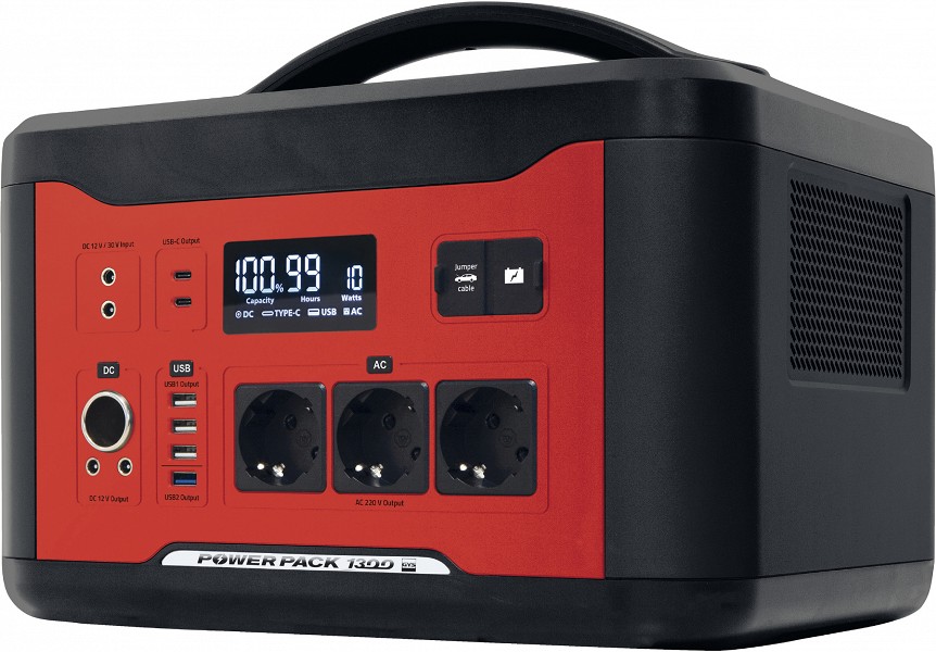 INVERTER-AKUPANK 12 / 230V POWER PACK 1300 GYS
