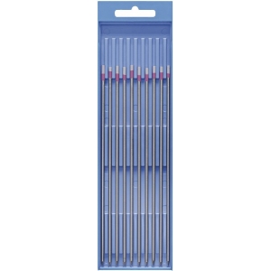 10 TUNGSTEN ELECTRODES LYMOX LUX Ø1.6 - FUCHSIA / GREY (AC / DC) GYS