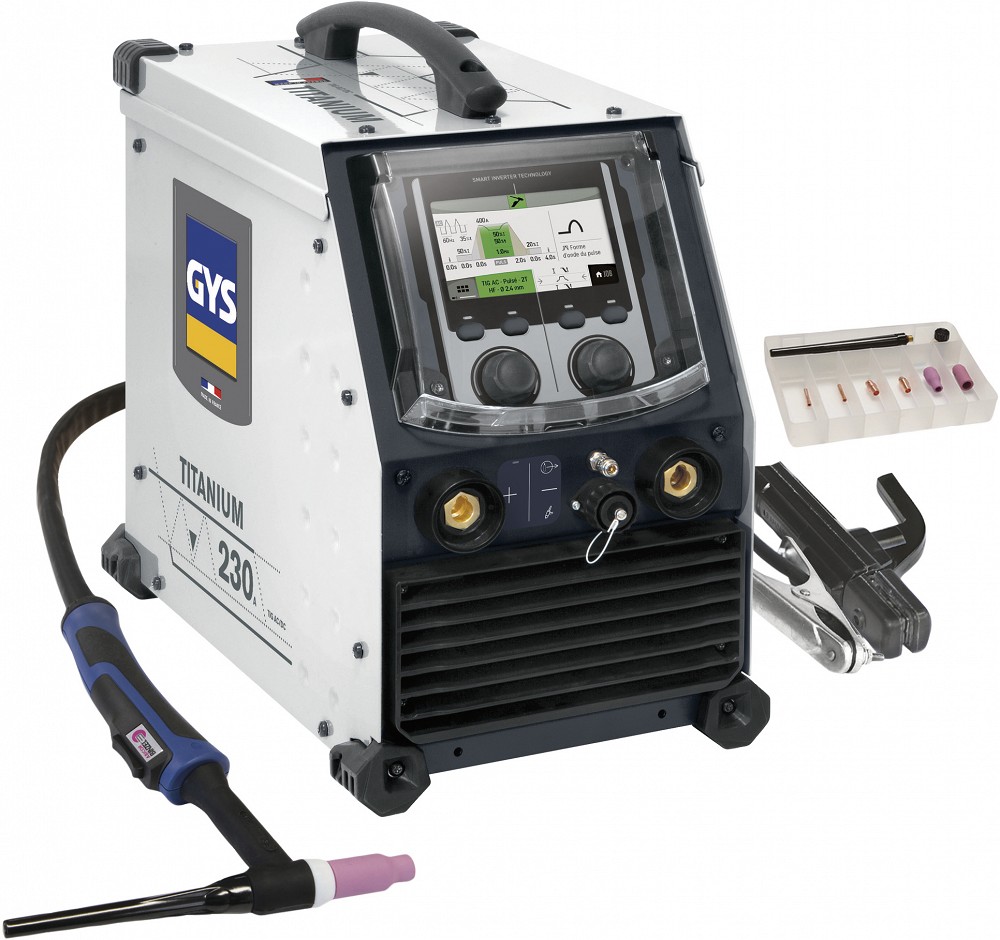 KEEVITUS TITANIUM 230 TIG AC / DC FV - KOOS TARVIKUTEGA (SR26DB-8M) GYS