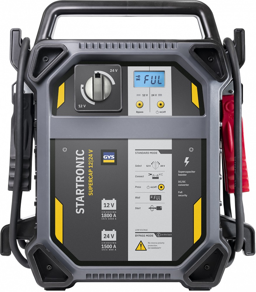 KÄIVITUSABI STARTRONIC SUPERCAP BOOSTER 12 / 24 V GYS